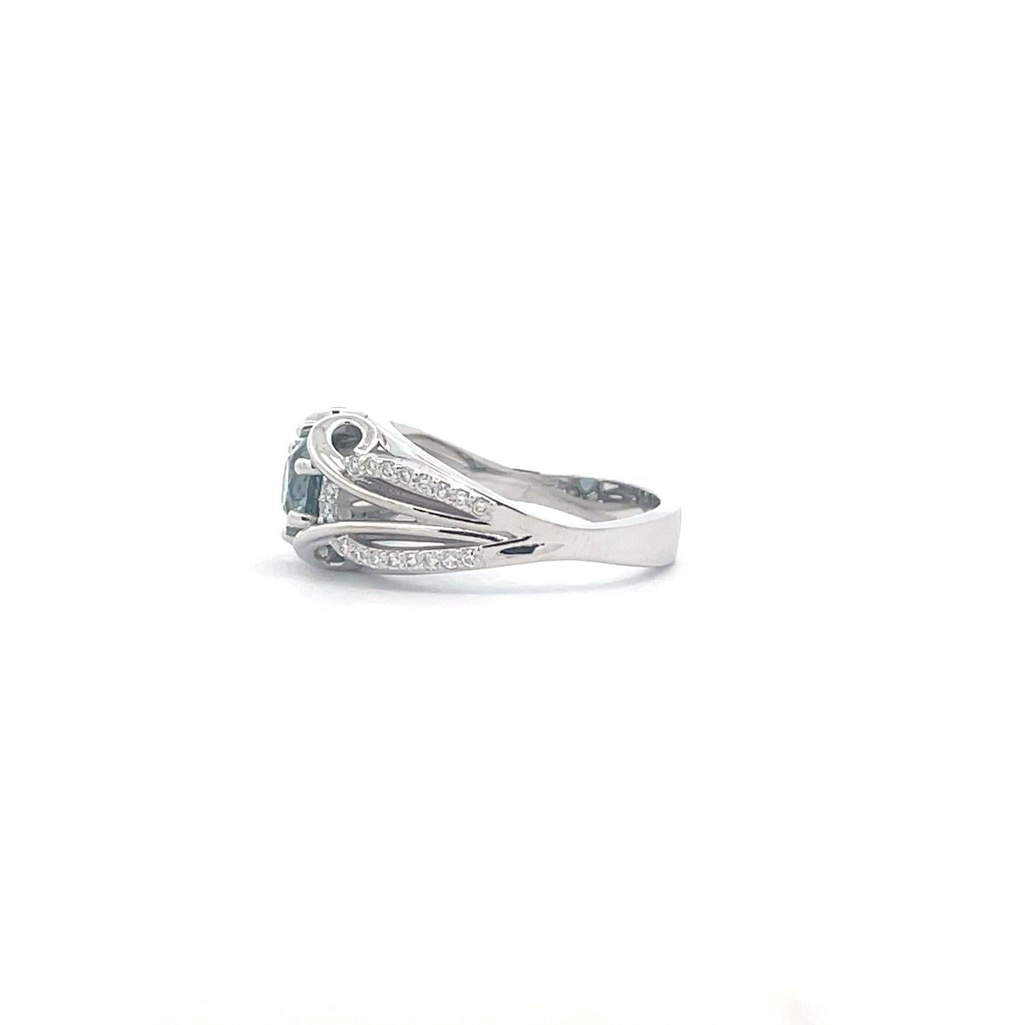 MT sapphire- 1.08 & diamond ring - 14kw ct sapphire- Imagine Original