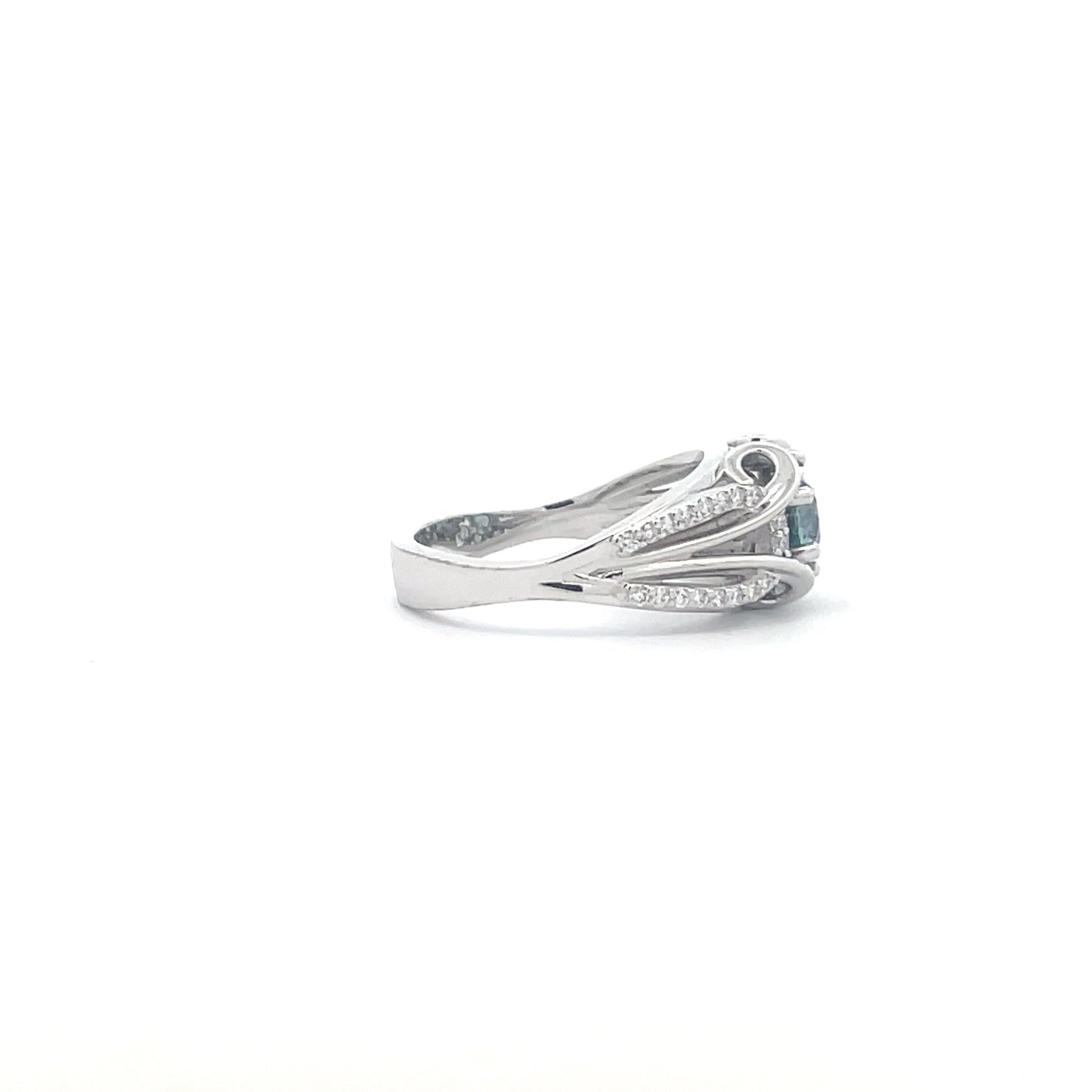MT sapphire- 1.08 & diamond ring - 14kw ct sapphire- Imagine Original