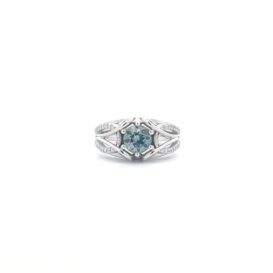 MT sapphire- 1.08 & diamond ring - 14kw ct sapphire- Imagine Original