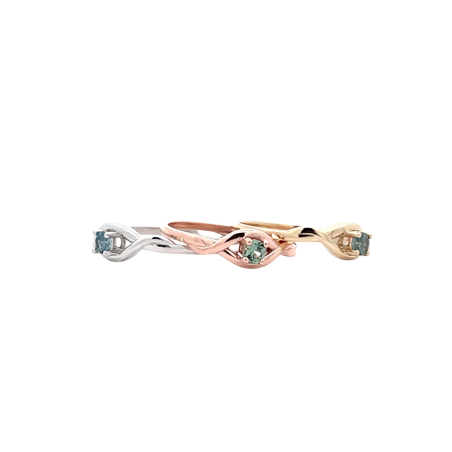 Imagine Original MT Sapphire Knot Style ring- 14k Yellow