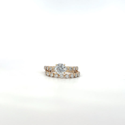 Special Buy! 2 Carat Bridal Set - Lab diamonds 10ky- 1ct center